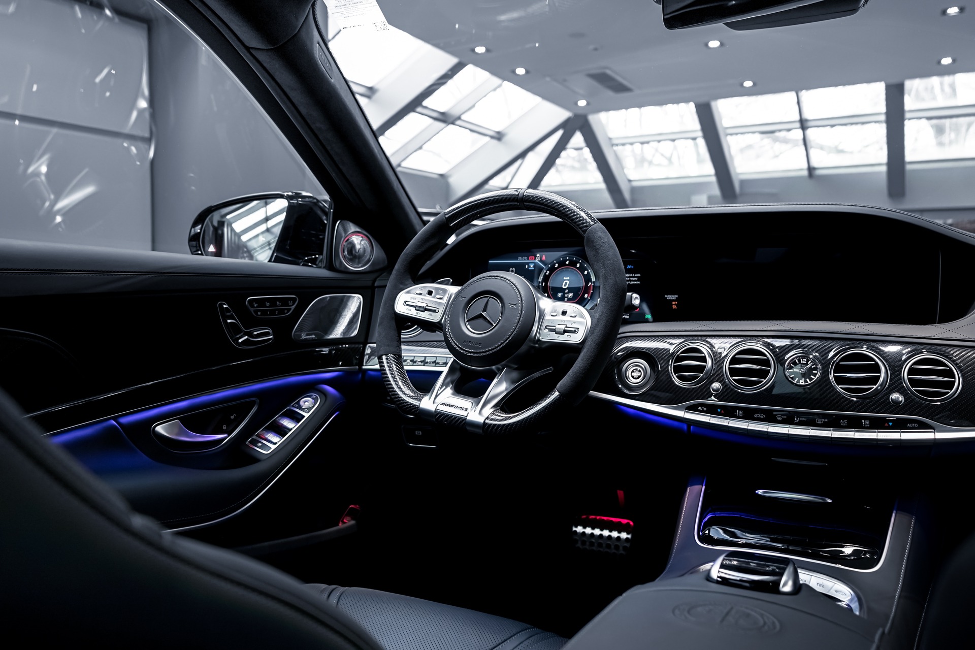 Interior of a new car