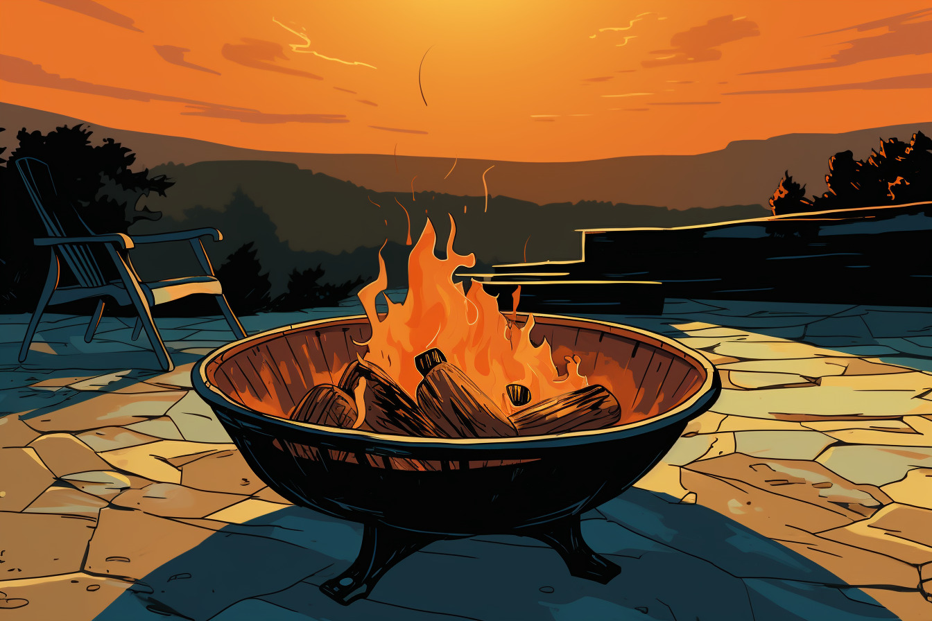 a well-made fire pit