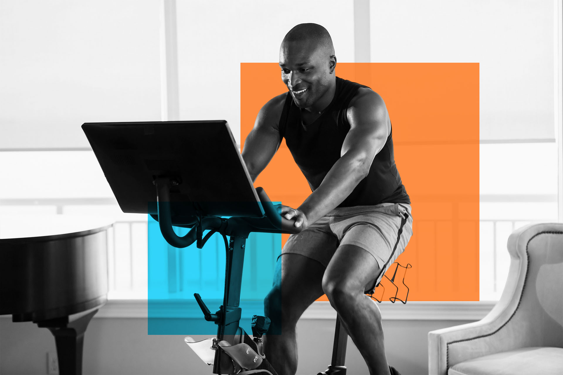 Modded featured image of a workout using digital biking tech