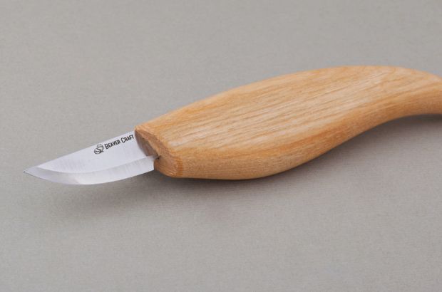 Carving knife, a part of the whittling essentials.