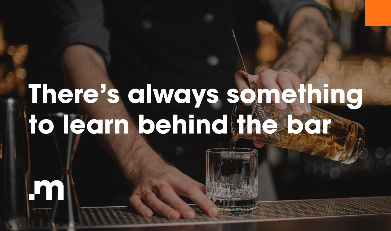 One of the main rules for bartending for beginners.
