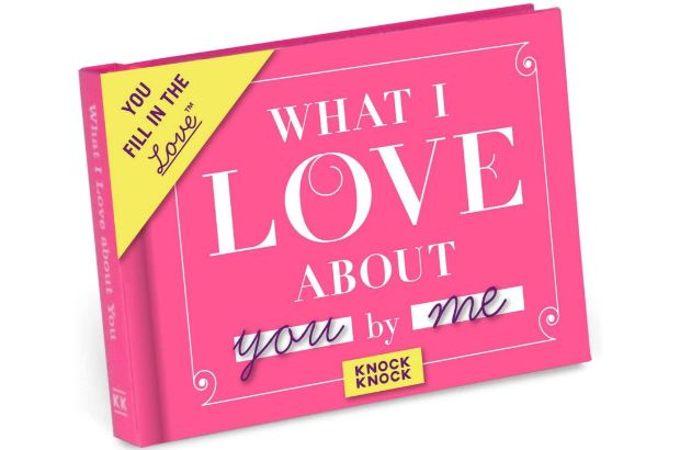 What I Love About You Fill-in-the-Blank Gift Journal