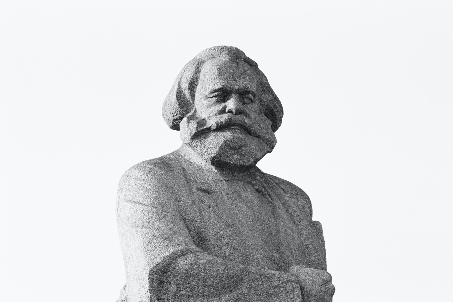 Statue of Karl Marx.