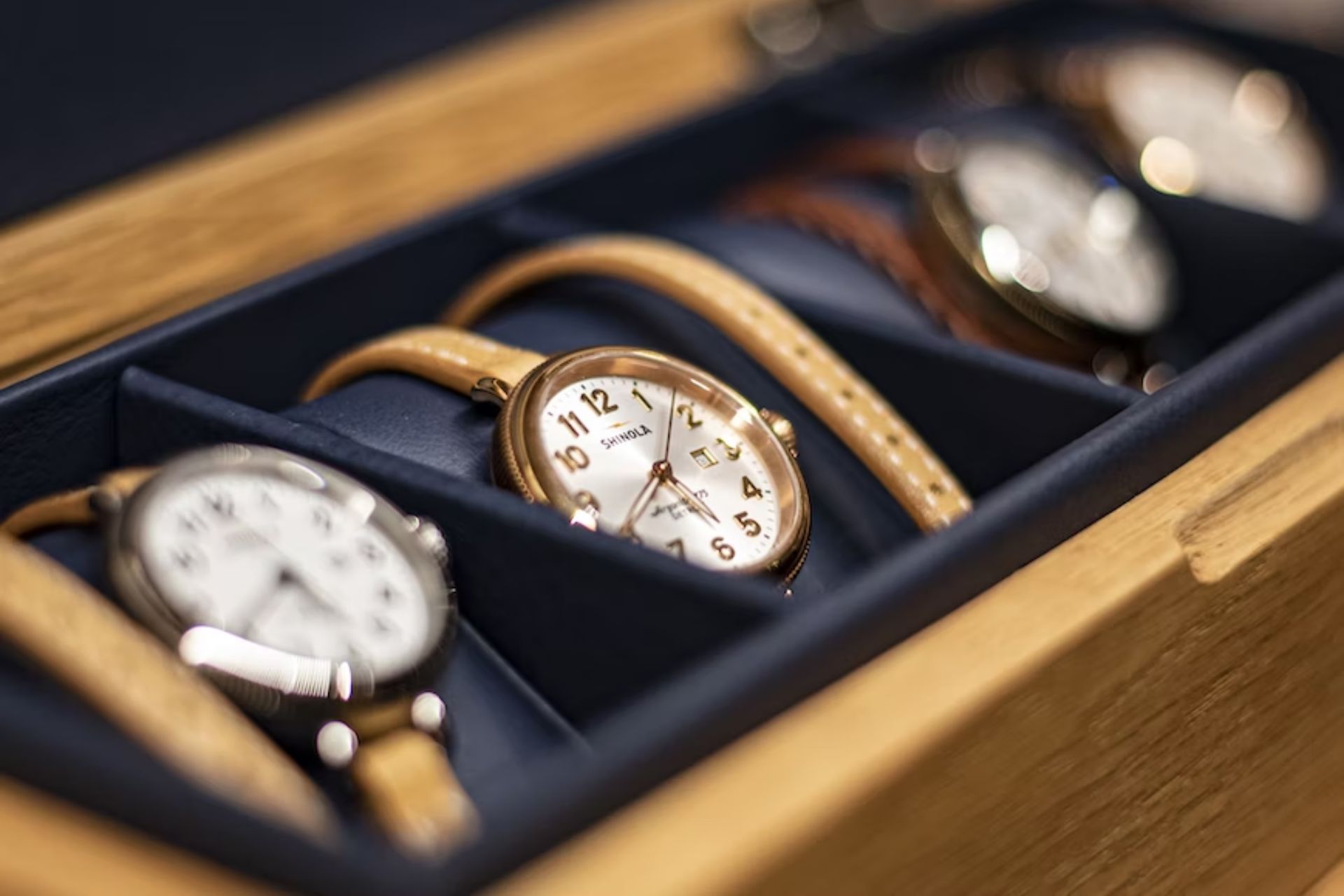 Row of watches.