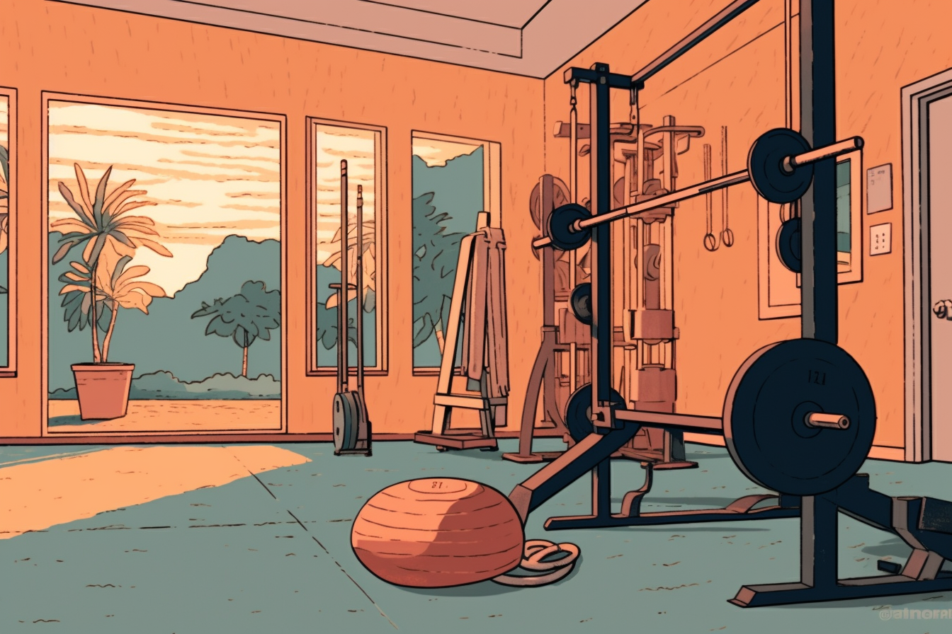 A minimal home gym