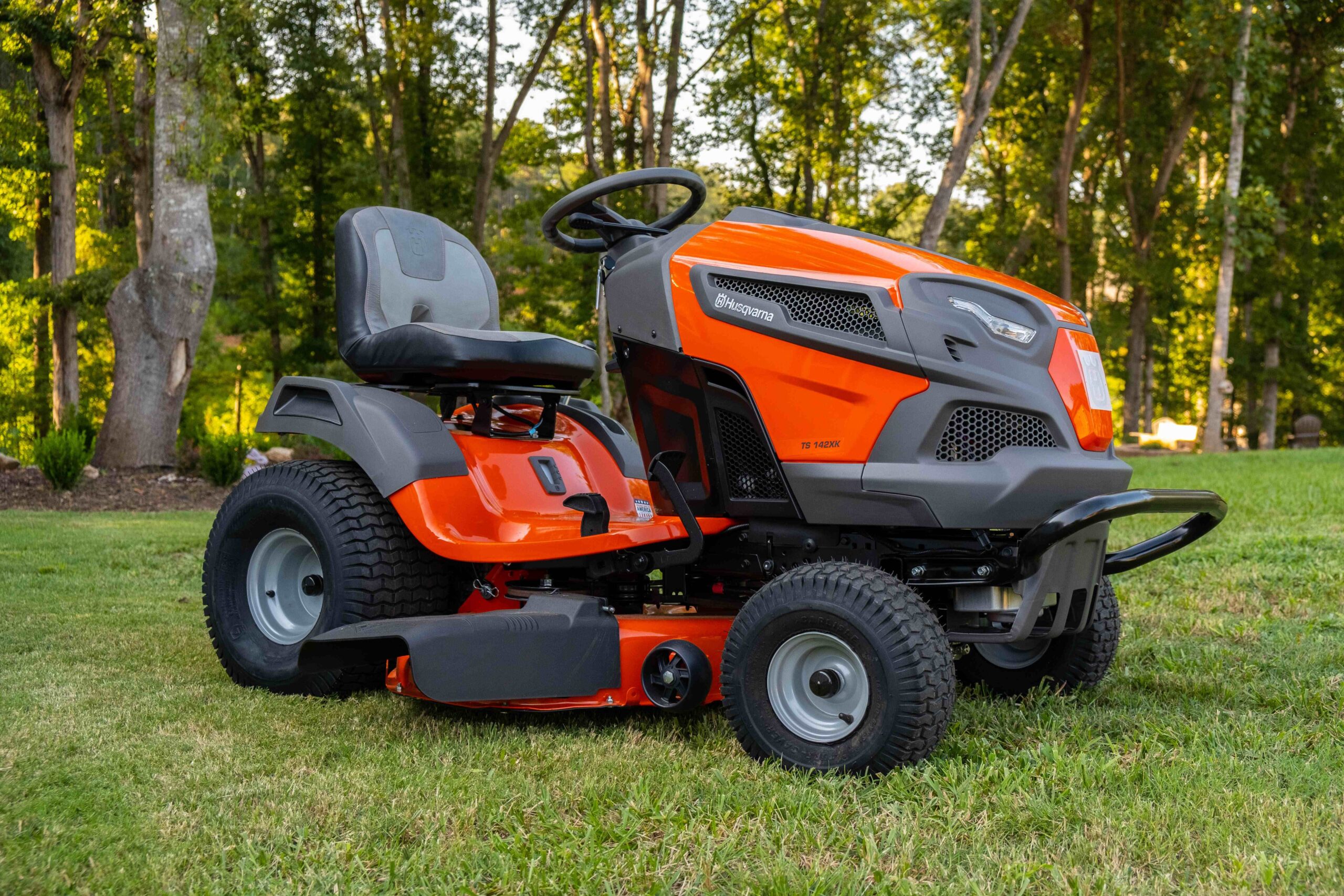 A photo of a large riding mower