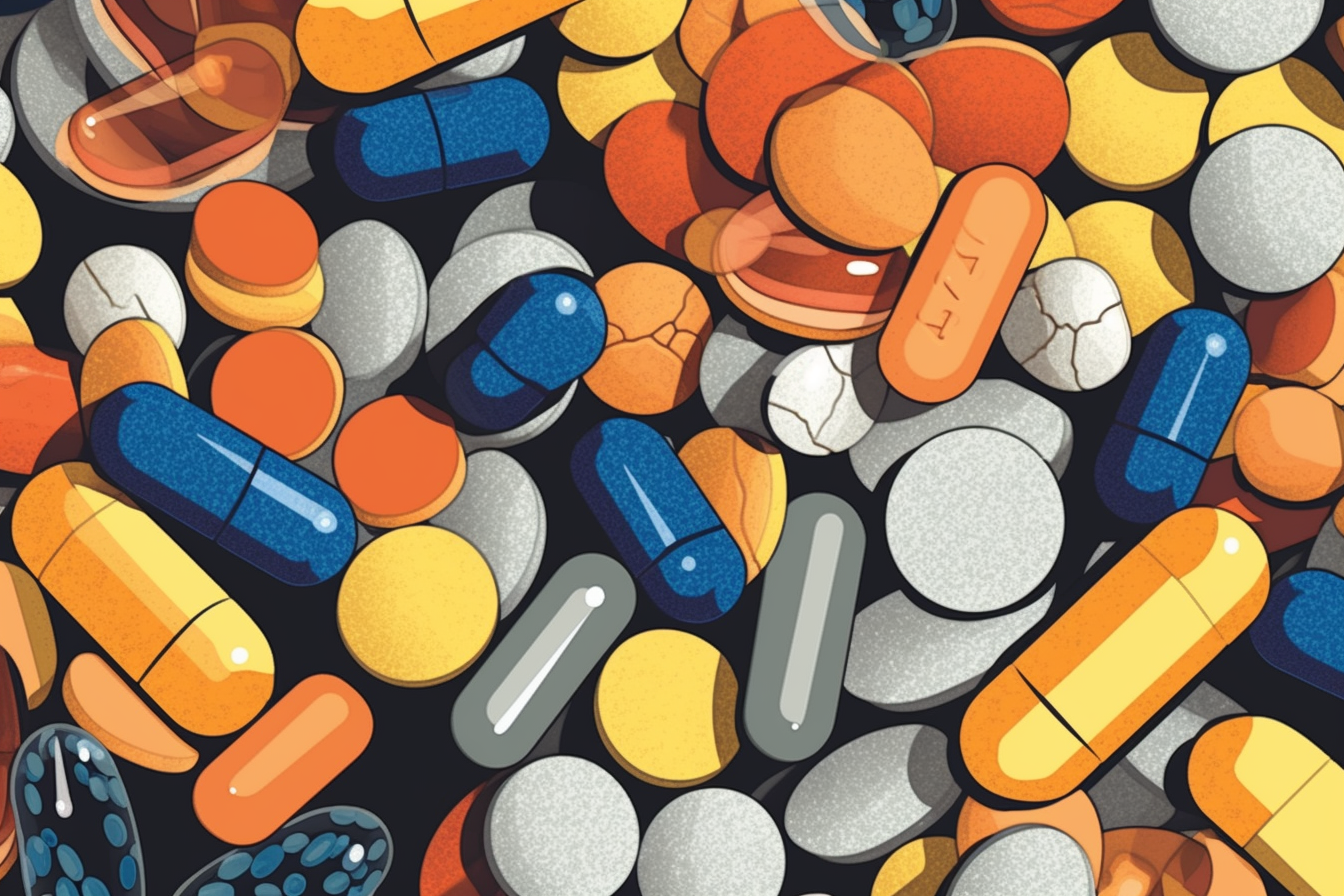 An assortment of various pills