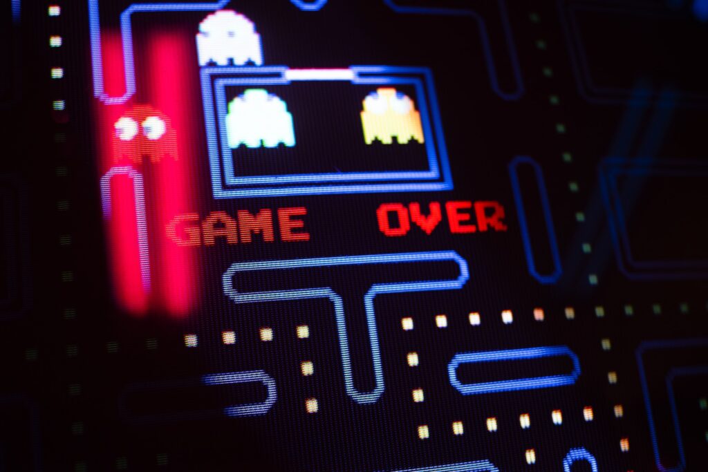 Pac Man Arcade Screen