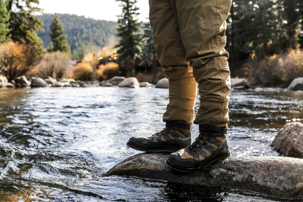 A mid waterproof hiking boots for men