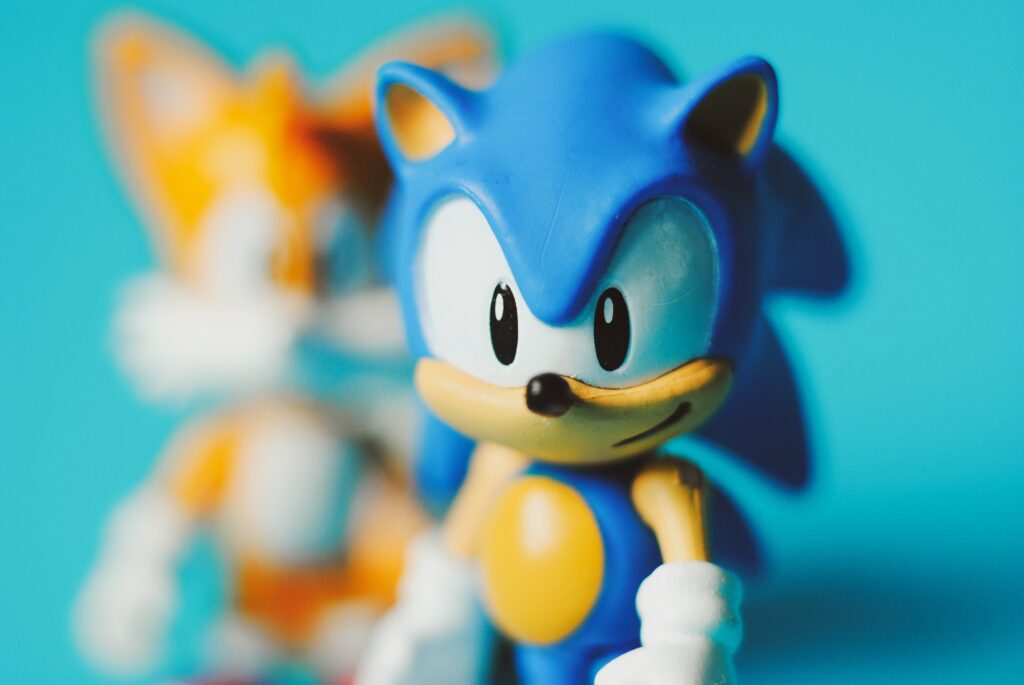 Sonic the Hedgehog figurine with Tails