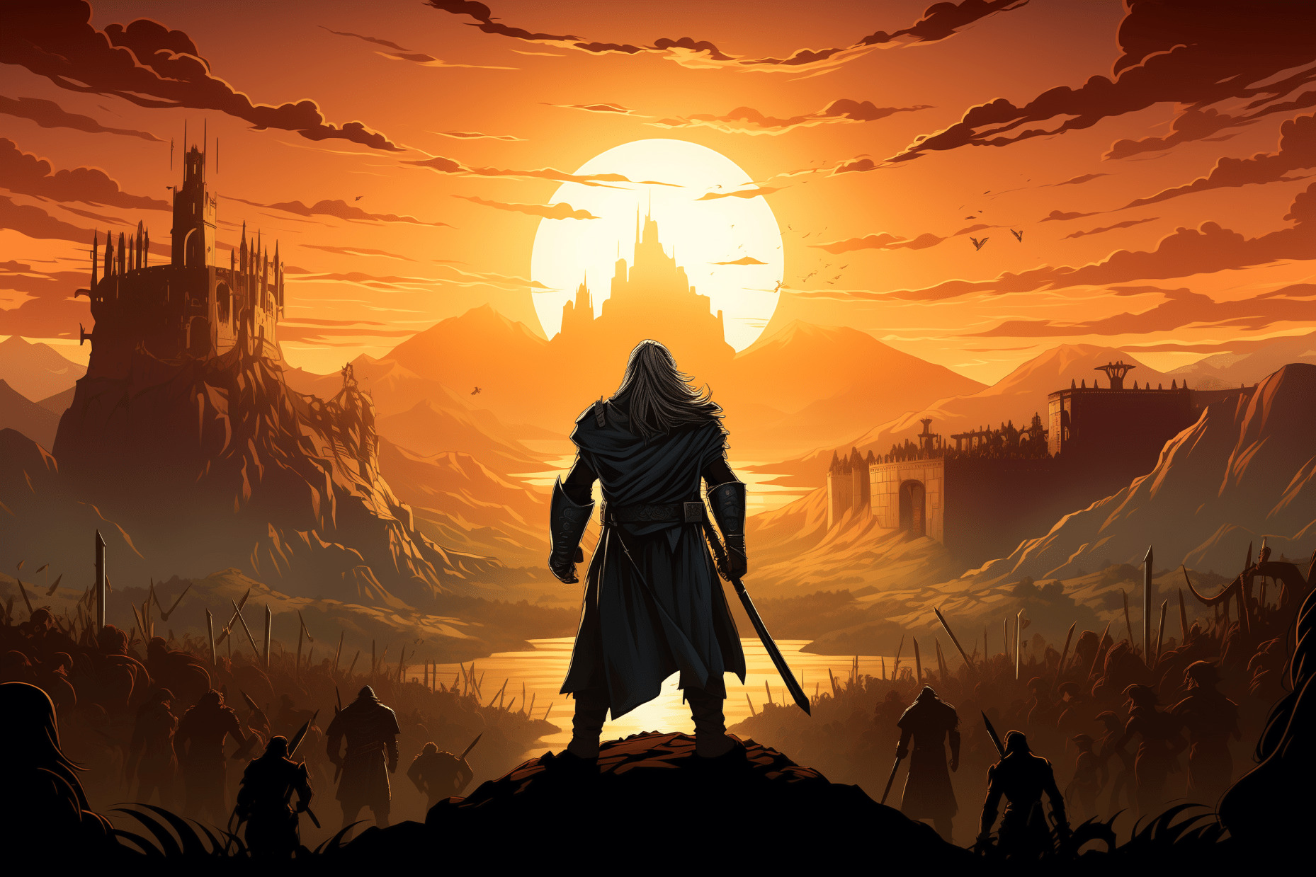 Fanart depiction of Middle Earth: Shadow of Mordor