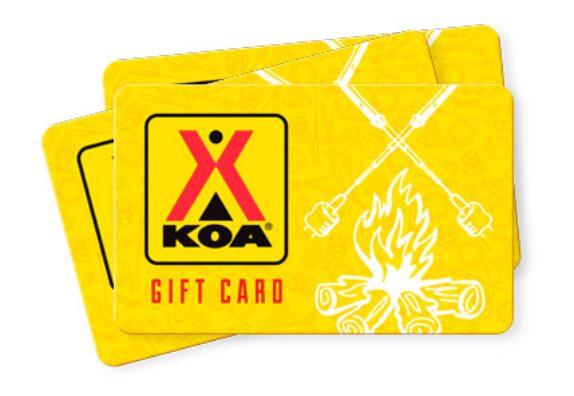 KOA gift cards