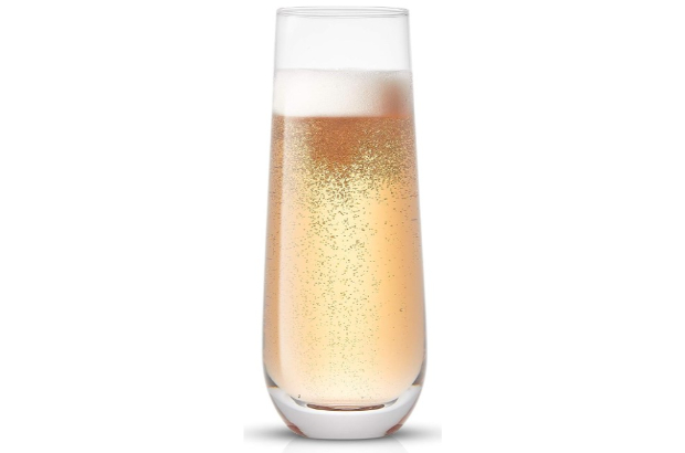 12. JoyJolt Milo Stemless Champagne Flutes