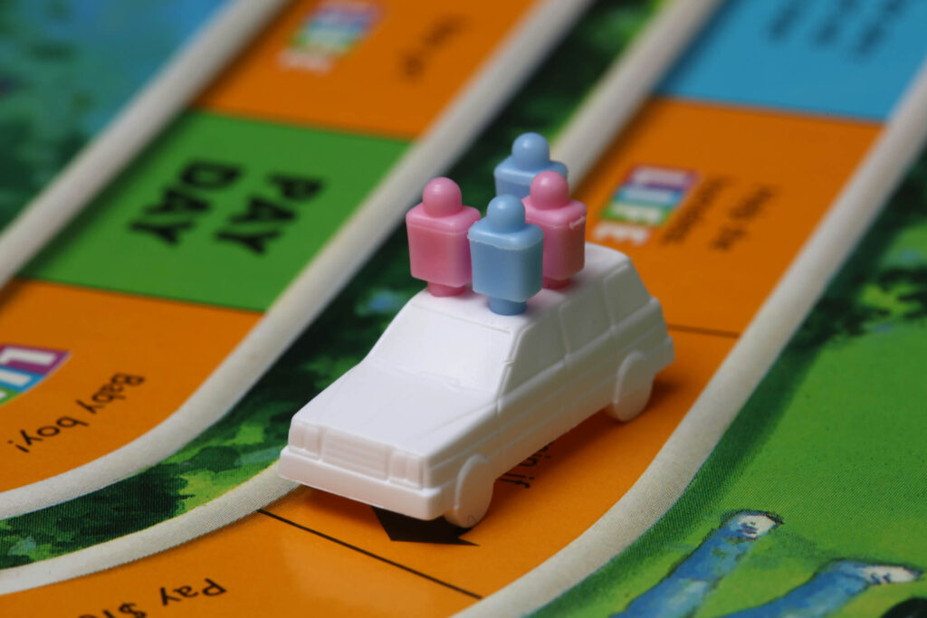 game of life board game pieces