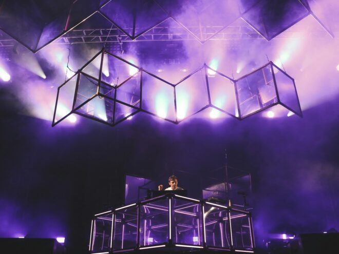 DJ Flume performing at the Firefly Festival in 2017