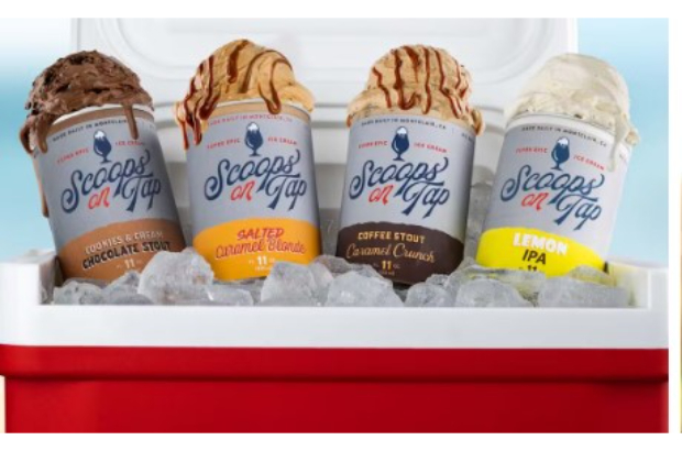 3. Craft Beer-Infused Ice Cream Can Collection