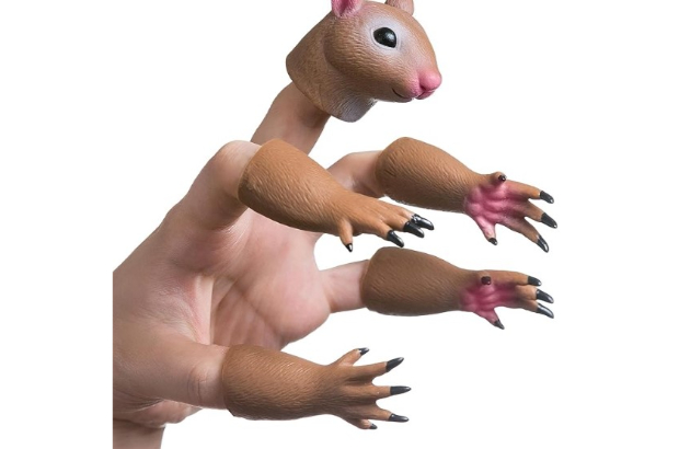 1. AQKILO Squirrel Finger Puppet Set