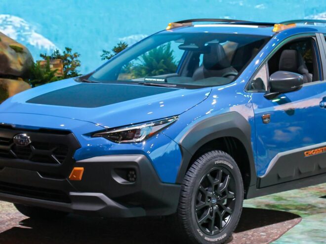 The 2024 Subaru Crosstrek Wilderness on display