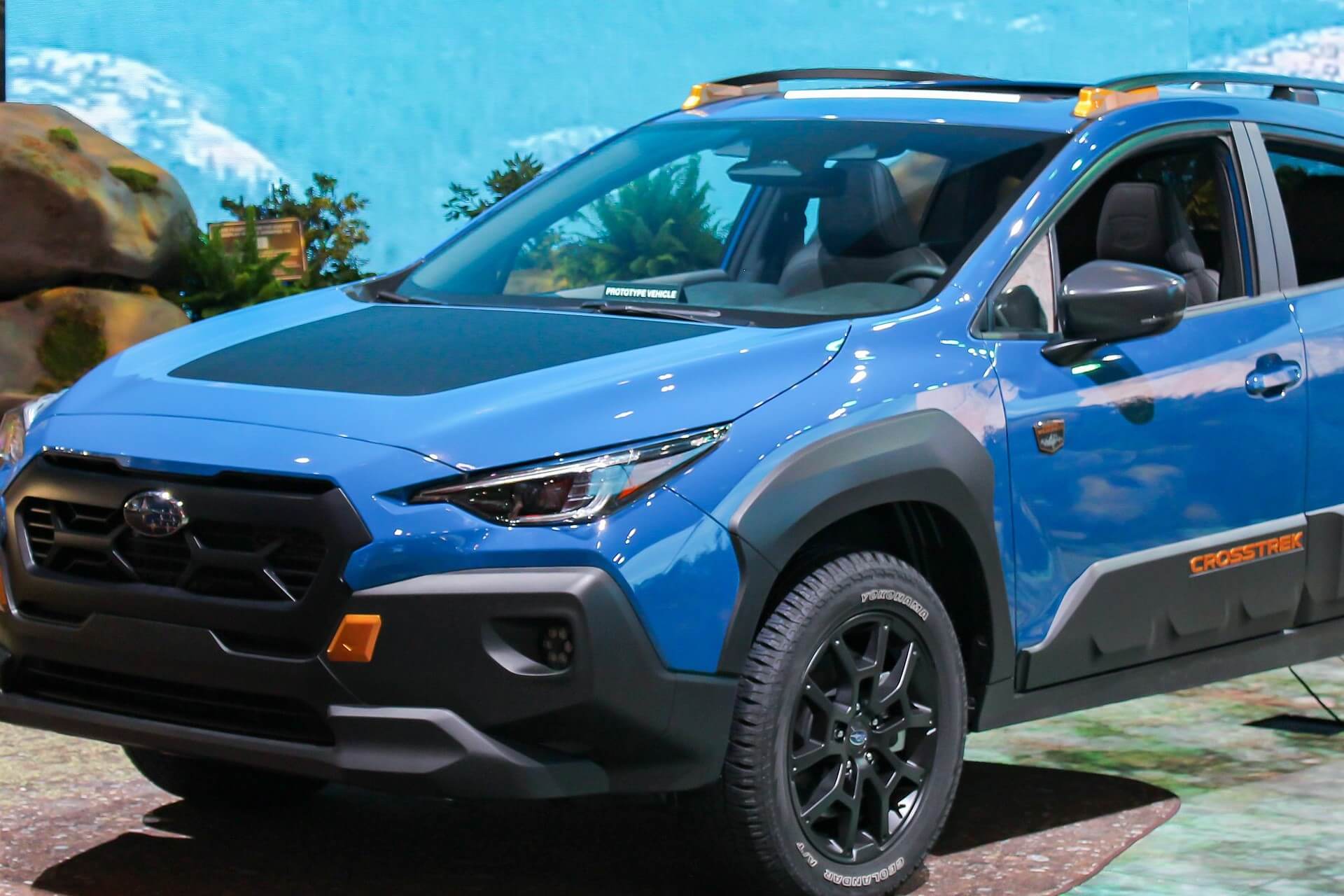 The 2024 Subaru Crosstrek Wilderness on display