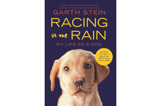 The book 'Racing in the Rain: My Life as a Dog' by Garth Stein.