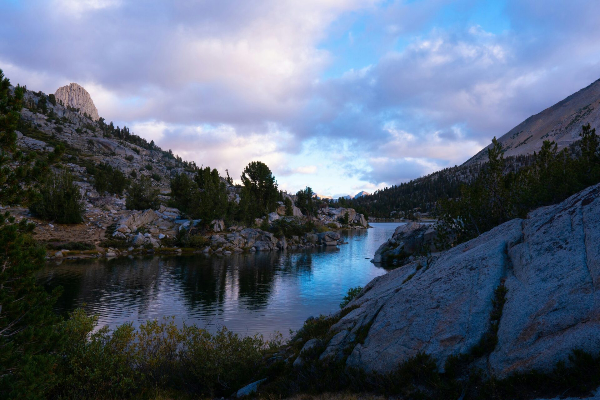 river running along pacific crest trail